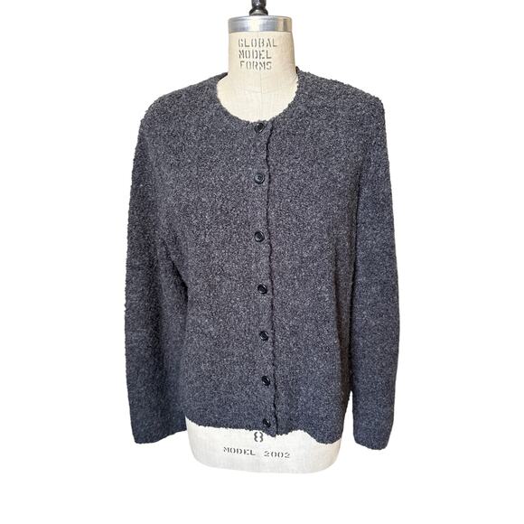 J. Crew Sweaters - J.Crew Gray Boucle Textured Cardigan Size XL XLarge